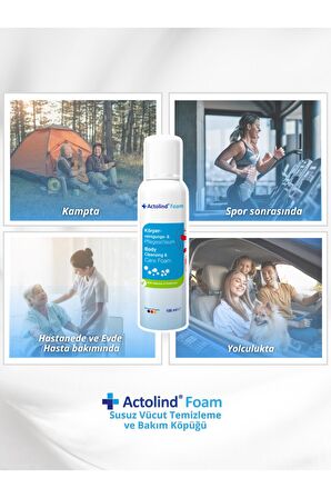 ACTOLİND VÜCUT TEMİZLEME KÖPÜĞÜ FOAM 300 ML