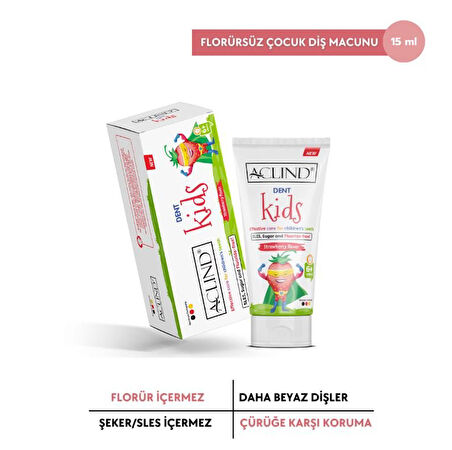 Aclind Aile Diş Macun Seti - Dent Shield 15 ml +100 ml + Dent Kids 15 ml