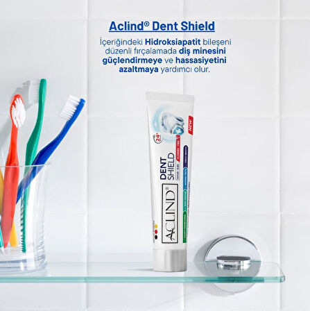 Aclind Aile Diş Macun Seti - Dent Shield 15 ml +100 ml + Dent Kids 15 ml