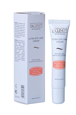 ACLIND® ULTRA EYE CARE CREAM 15 ml | Göz Altı Bakım Kremi | Güzellik Serisi