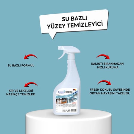 Actoclean® Shine Star Çok Amaçlı Su Bazlı Yüzey Temizleyici 750 ml