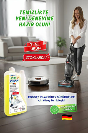 Acto® Robo Clean – Robot & Islak Dikey Süpürgeler İçin Konsantre Yüzey Temizleyici