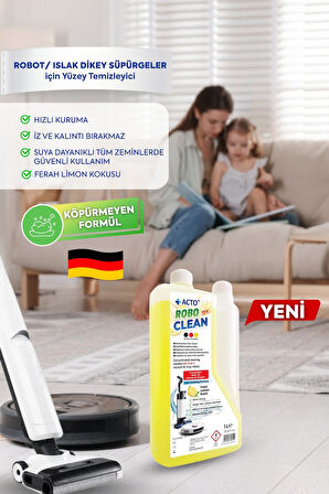 Acto® Robo Clean – Robot & Islak Dikey Süpürgeler İçin Konsantre Yüzey Temizleyici