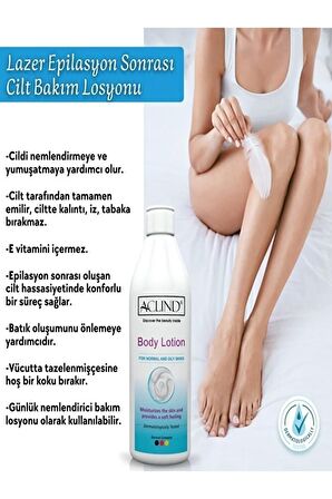 ACLIND® BODY LOTION 250 ml | Vücut Losyonu Nemlendirici Krem | Güzellik Serisi