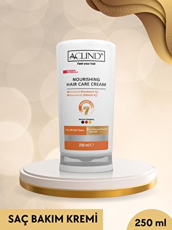 ACLIND® NOURISHING HAIR CARE CREAM 250 ml | Saç Bakım Kremi | YENİ FORMÜL