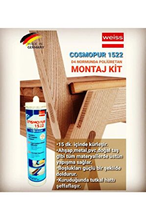 Cosmopur 1522 Poliüretan Tutkal D4 310 Ml