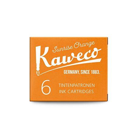 Kaweco Mürekkep Kartuşu Turuncu