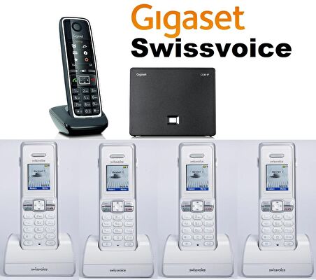 Gigaset C530 5 Dahili Swissvoice Telsiz Kablosuz Telefon Santrali