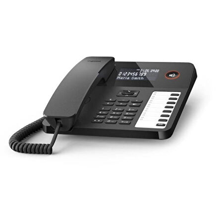 Gigaset Desk 600 Kablolu Masa Telefonu Siyah