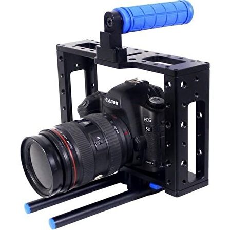 Ayex Dslr Makinalar İçin Camera Cage C2 Canon 5D Mark Iı Iıı 7D 70D 80D