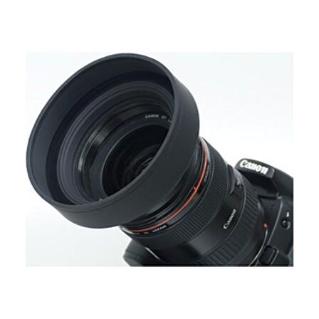 Ayex Üç Kademeli 62Mm Kauçuk Parasoley- Lens Hood