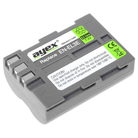 Ayex Nikon İçin En-El3E Batarya