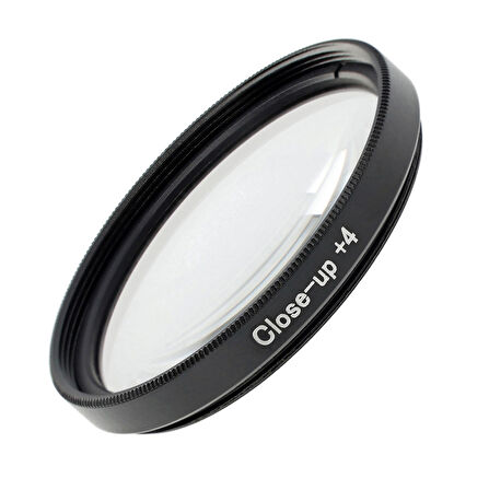 Ayex Close-Up Filtre Seti 67 mm – +1 +2 +4 +10 Diyopter, Optik Cam, İnce Alüminyum, Çift Vidalı, Kılıflı