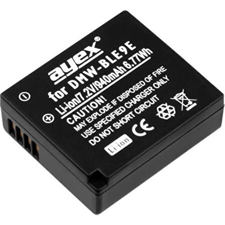 Panasonic için DMW-BLD10 Ayex Li-Ion Batarya