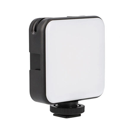 ayex W64 Bicolor LED Video Işığı – Ayarlanabilir Parlaklık & Renk Sıcaklığı, USB-C, 2000mAh Batarya