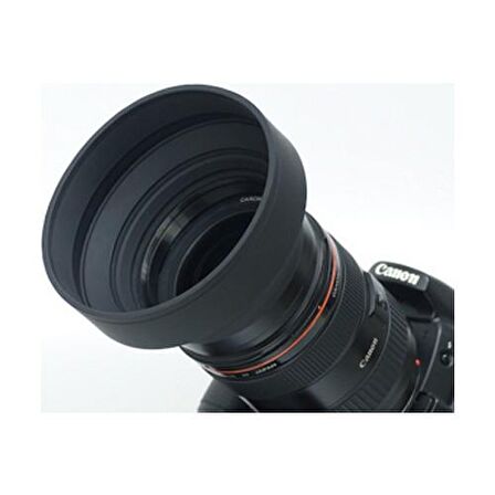 Ayex Üç Kademeli Kauçuk Lens 49Mm Hood (Parasoley)