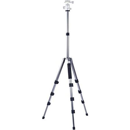 Jusino X-423S Tripod Silver (Gümüş), Hafif Kullanışlı Seyhat için İdeal