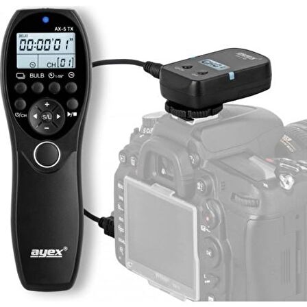 Ayex Canon İçin Ax-5 N3 Kablosuz Zaman Ayarlı Kumanda