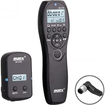 Ayex Nikon İçin Ax-5 Dc0 Kablosuz Zaman Ayarlı Kumanda