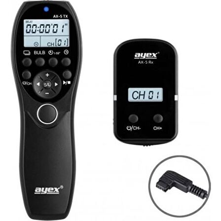 Ayex Sony İçin Ax-5 S1 Kablosuz Zaman Ayarlı Kumanda
