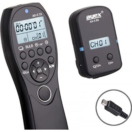 Ayex Olympus İçin Ax-5 Uc1 Kablosuz Zaman Ayarlı Kumanda