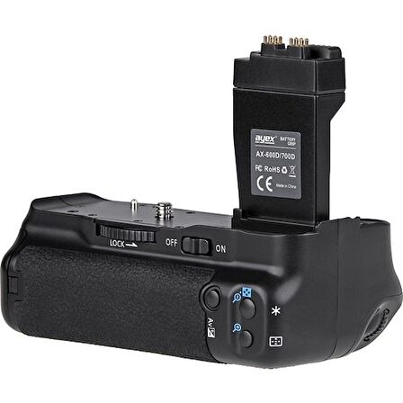 Ayex Canon Eos 700D, 650D 600D 550D Için Ayex AX-600D Battery Grip, Bg-E8