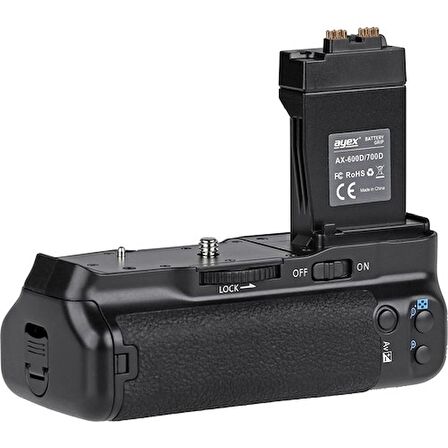 Ayex Canon Eos 700D, 650D 600D 550D Için Ayex AX-600D Battery Grip, Bg-E8