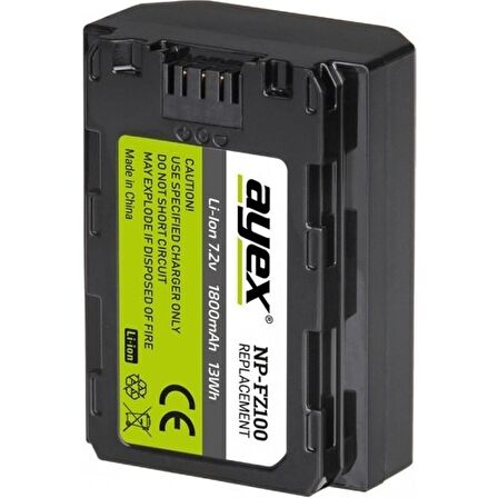 Ayex Sony A9, A9R, A9S, A7 Iıı, A7R Iıı İçin Ayex Np-Fz100 Batarya