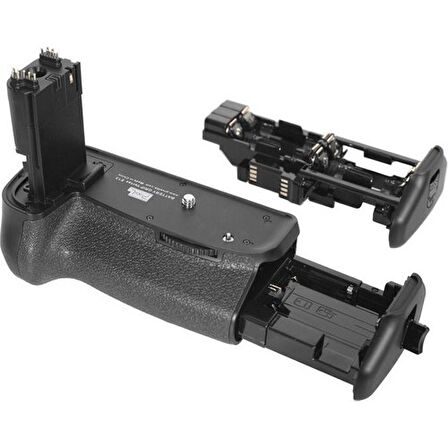 MeiKe Canon EOS 6D İçin MeiKe MK-6D Batter Grip + 1 Ad. LP-E6 Batarya