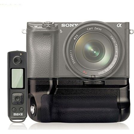 MeiKe Sony A6500 için MeiKe MK-A6500 Pro Battery Grip + 1 Ad. NP-FW50 Batarya