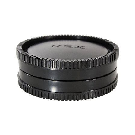 Ayex Sony Nex, E Mount İçin Body Kapağı Ve Lens Arka Kapağı