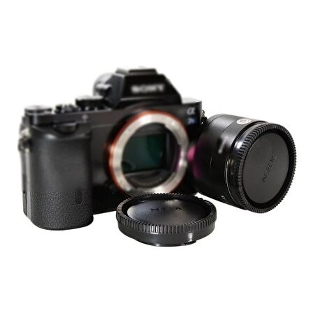 Ayex Sony Nex, E Mount İçin Body Kapağı Ve Lens Arka Kapağı
