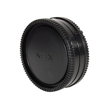 Ayex Sony Nex, E Mount İçin Body Kapağı Ve Lens Arka Kapağı