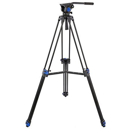 ayex VT-827 Profesyonel Video Tripod – 20kg Taşıma Kapasiteli, Video Kafalı