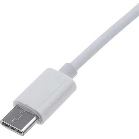 Ayex Type-C Için 3.5mm Kulaklık ve Mikrofon Adaptörü Beyaz