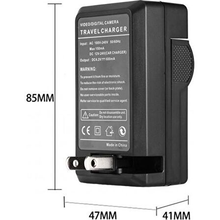 Ayex Ayex, Canon LP-E17 Batarya Için Şarj Cihazı Eos Rp, M3, M5, M6, 77D, 200D, 750D, 760D, 800D