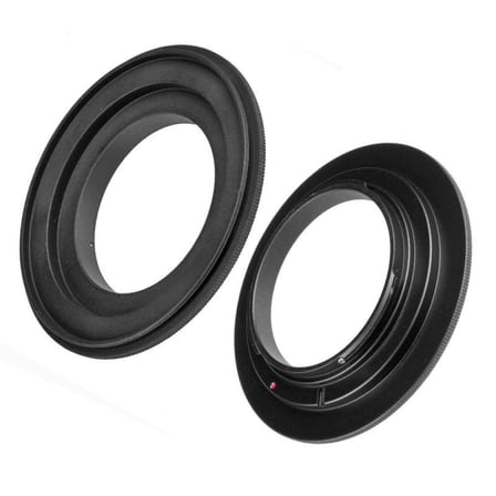 Ayex Sony E Mount ile Uyumlu 72mm Makro Ters Bağlantı Adaptörü Lens Ters Çevirme Halkası