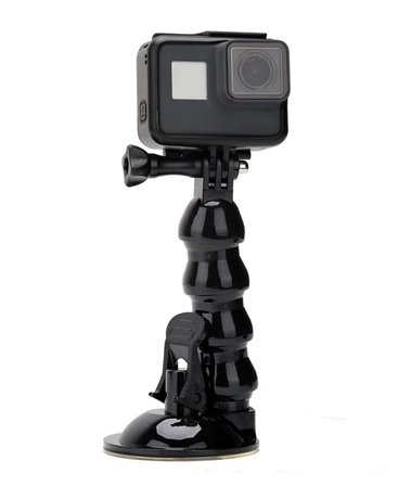 AYEX AX-231 VANTUZLU ARAÇ İÇİ ESNEK KAMERA TUTUCU – GOPRO, DJI OSMO ACTION, INSTA360 İLE UYUMLU