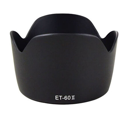 Ayex ET-60II Parasoley – Canon EF-S 55-250mm IS / IS II, EF 75-300mm ve EF 90-300mm Lensler ile Uyumlu