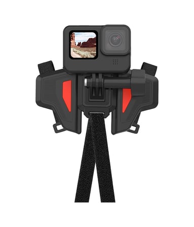 Ayex Helmet Chin Mount Telesin Gp-hbm-mt2 Kask Çene Montaj Aparatı Gopro, Djı Osmo Action, Insta360 İle Uyumlu 