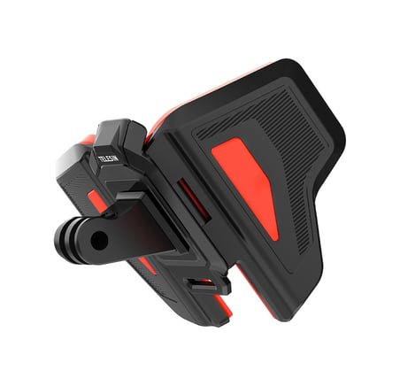 Ayex Helmet Chin Mount Telesin Gp-hbm-mt2 Kask Çene Montaj Aparatı Gopro, Djı Osmo Action, Insta360 İle Uyumlu 