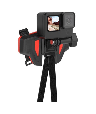 Ayex Helmet Chin Mount Telesin Gp-hbm-mt2 Kask Çene Montaj Aparatı Gopro, Djı Osmo Action, Insta360 İle Uyumlu 