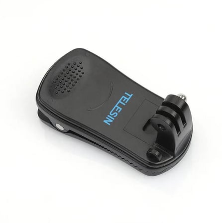 Ayex 360° Döner Backpack Mount Telesin GP-JFM-003 Aksiyon Kamera Çanta Klipsi GoPro, DJI ile Uyumlu