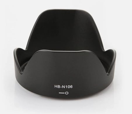 Ayex HB-N106 Parasoley Nikon AF-P DX 18-55mm ve 1 NIKKOR VR 10-100mm ile Uyumlu