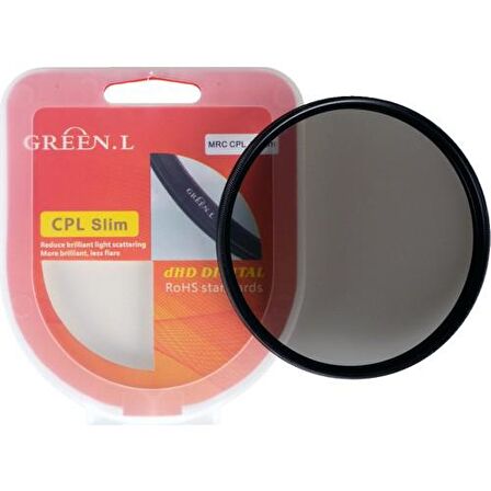 Green.l Slim Mc Cpl Circular Polarize Filtre Dhd 72 mm