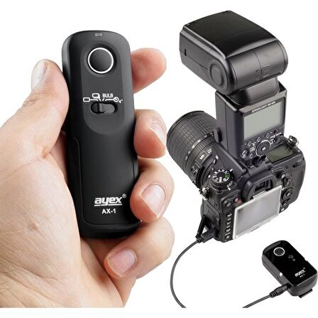 Nikon D5600 D5500 D5300 D5200 D5100 İçin Ayex Ax-1 Dc2 Kablosuz Kumanda