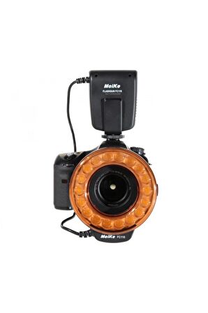 Canon DSLR Makineler İçin MeiKe FC110 LED (Macro) Makro Ring Flaş