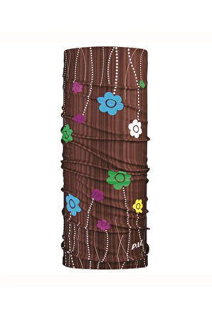  Original Flowers Brown Kadın Bandana