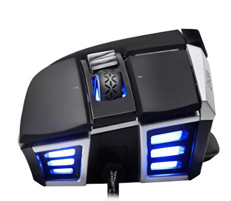 EVGA X17 Gaming Mouse, Wired, Black, Customizable, 16,000 DPI, 5 Profiles, 10 Buttons, Ergonomic