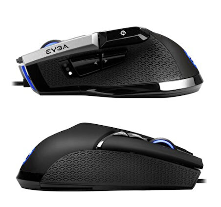 EVGA X17 Gaming Mouse, Wired, Black, Customizable, 16,000 DPI, 5 Profiles, 10 Buttons, Ergonomic
